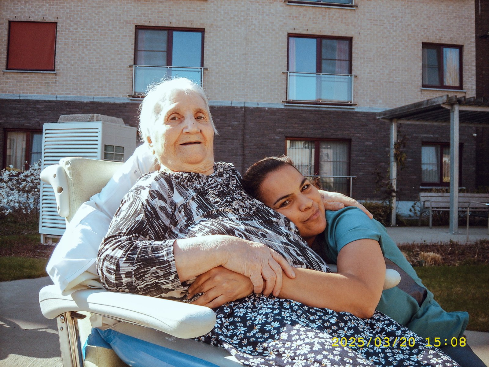 Senior in het woonzorgcentrum